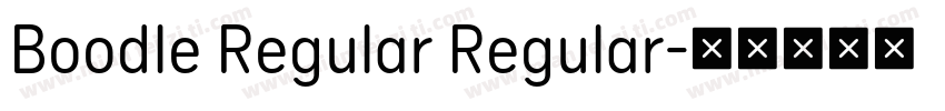 Boodle Regular Regular字体转换